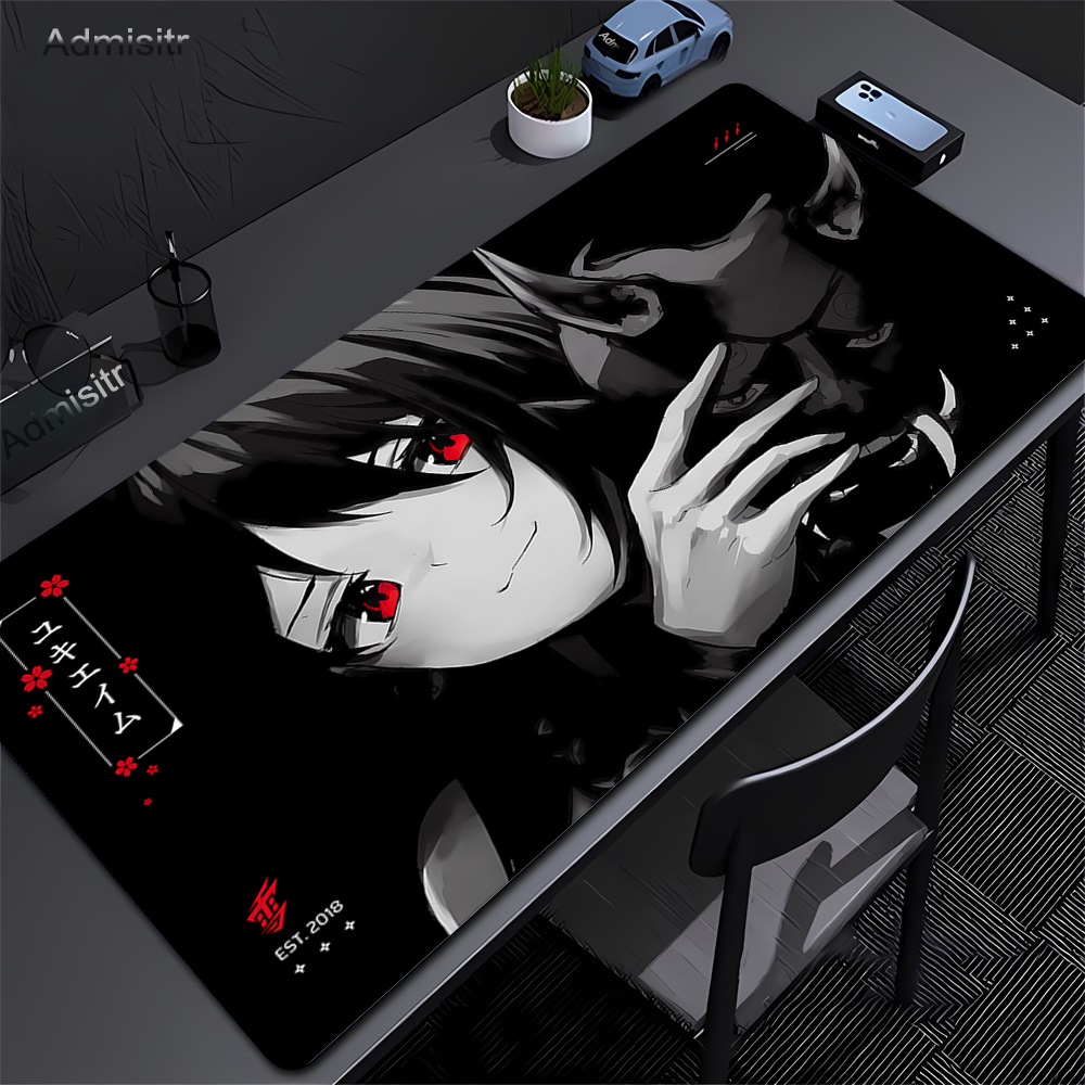 Gaming Keyboard Brands - Anime Mask Girl Mouse Pad YUki