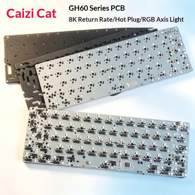 Hot Swap Pcb - GH60 Keyboard PCB Customized Wired Single