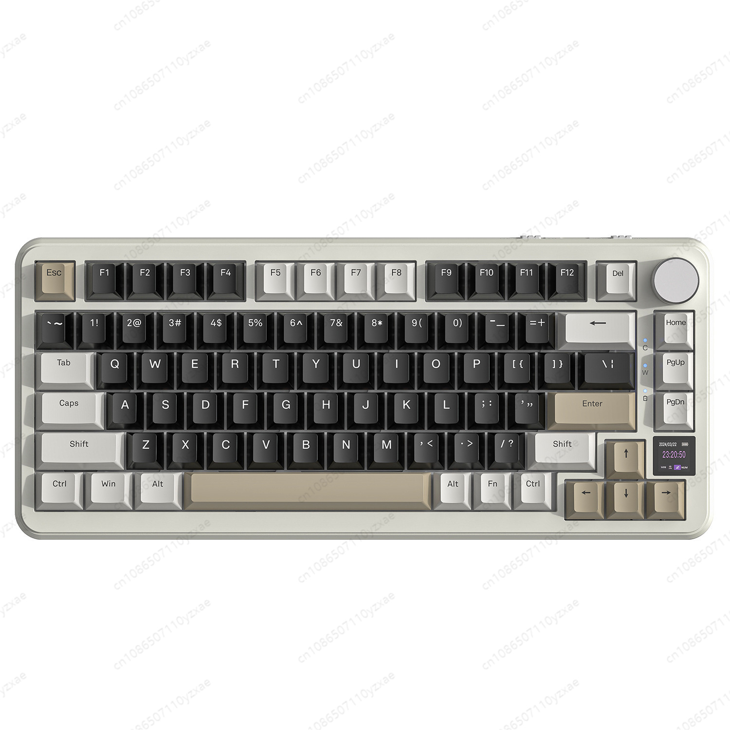 Gaming Keyboard Hot Swappable - 2024 New AL66 Mechanical Keyboard Aluminium