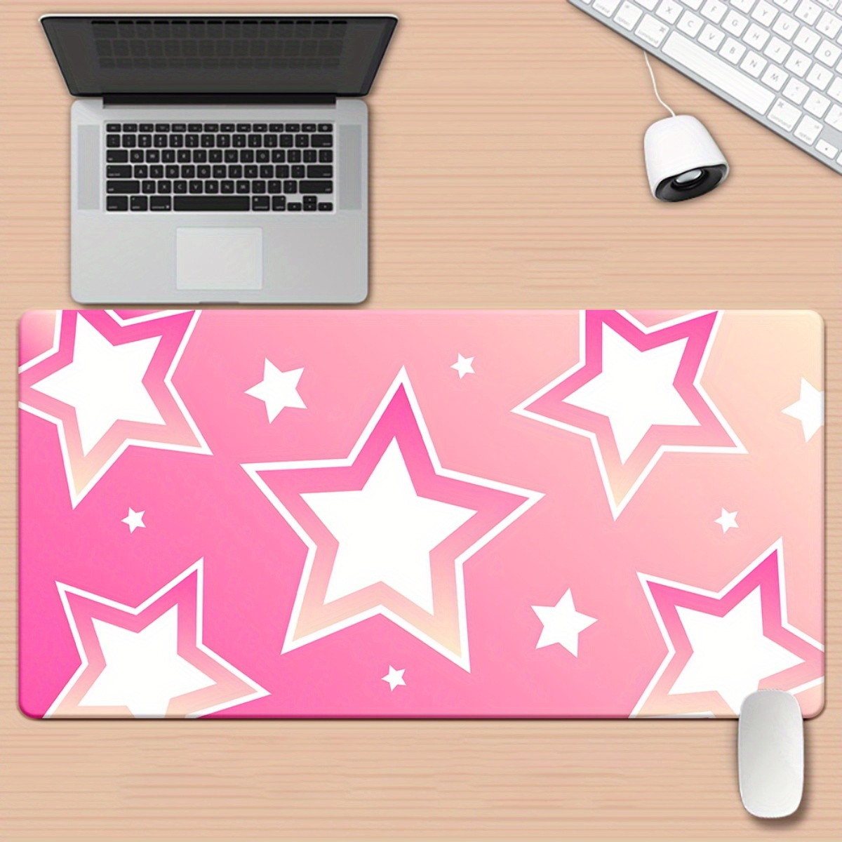 Gaming Keyboard Brand - Brand Iron Art Desk Mat Star