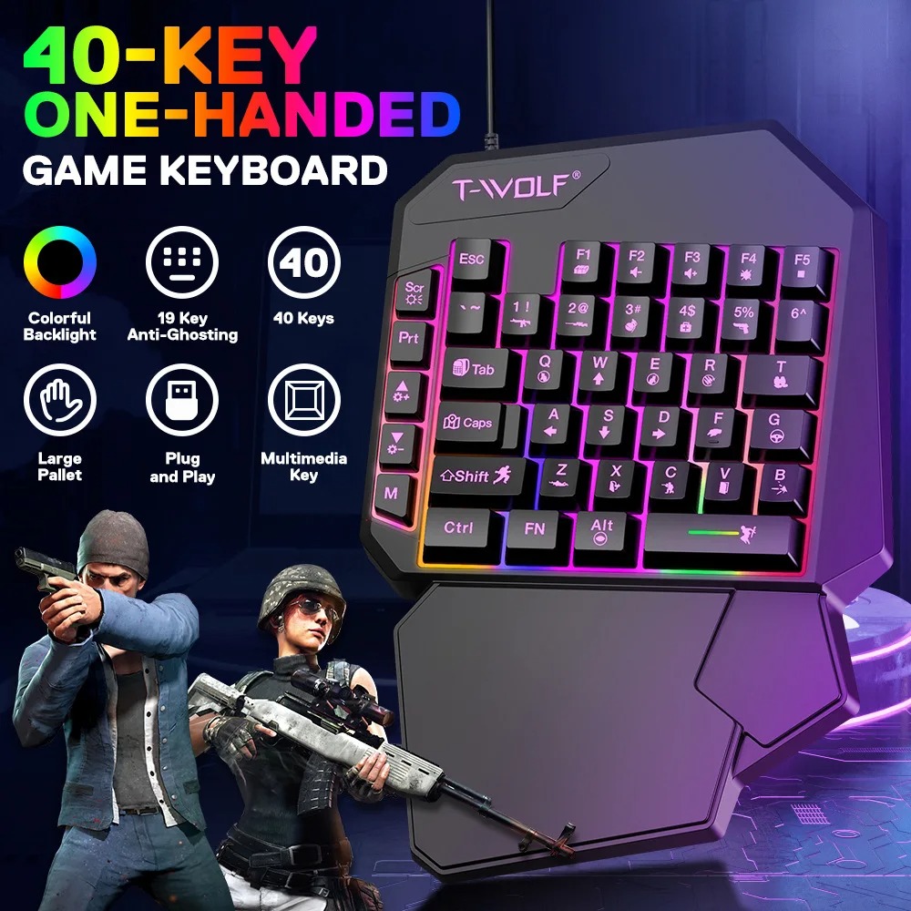 5 in 1 RGB Gaming Keyboard Mou - Gaming Keyboard And Mouse For Xbox recension och pris