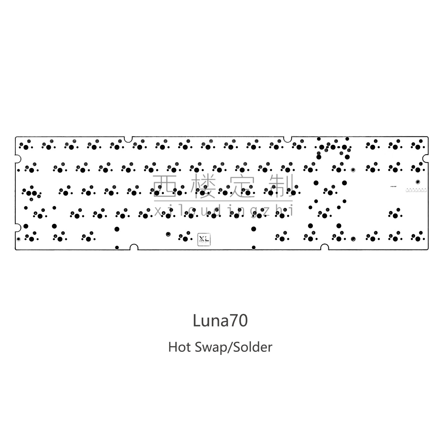 1.6mm no flexcut Hotswap pcb f - Hot Swap Pcb recension och pris
