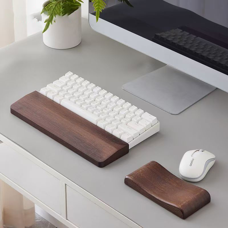 For Mechanical Keyboard Bamboo - Wrist Rest Wood recension och pris
