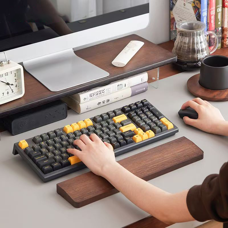 For Mechanical Keyboard Bamboo - Wrist Rest Wood recension och pris