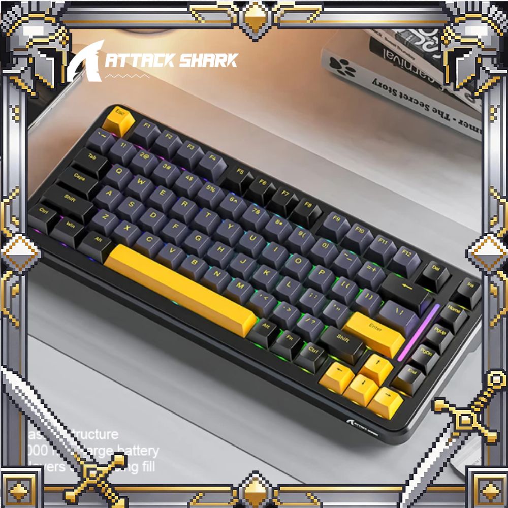 Attack Shark M86 Mechanical Ke - Hot Swap Pcb recension och pris