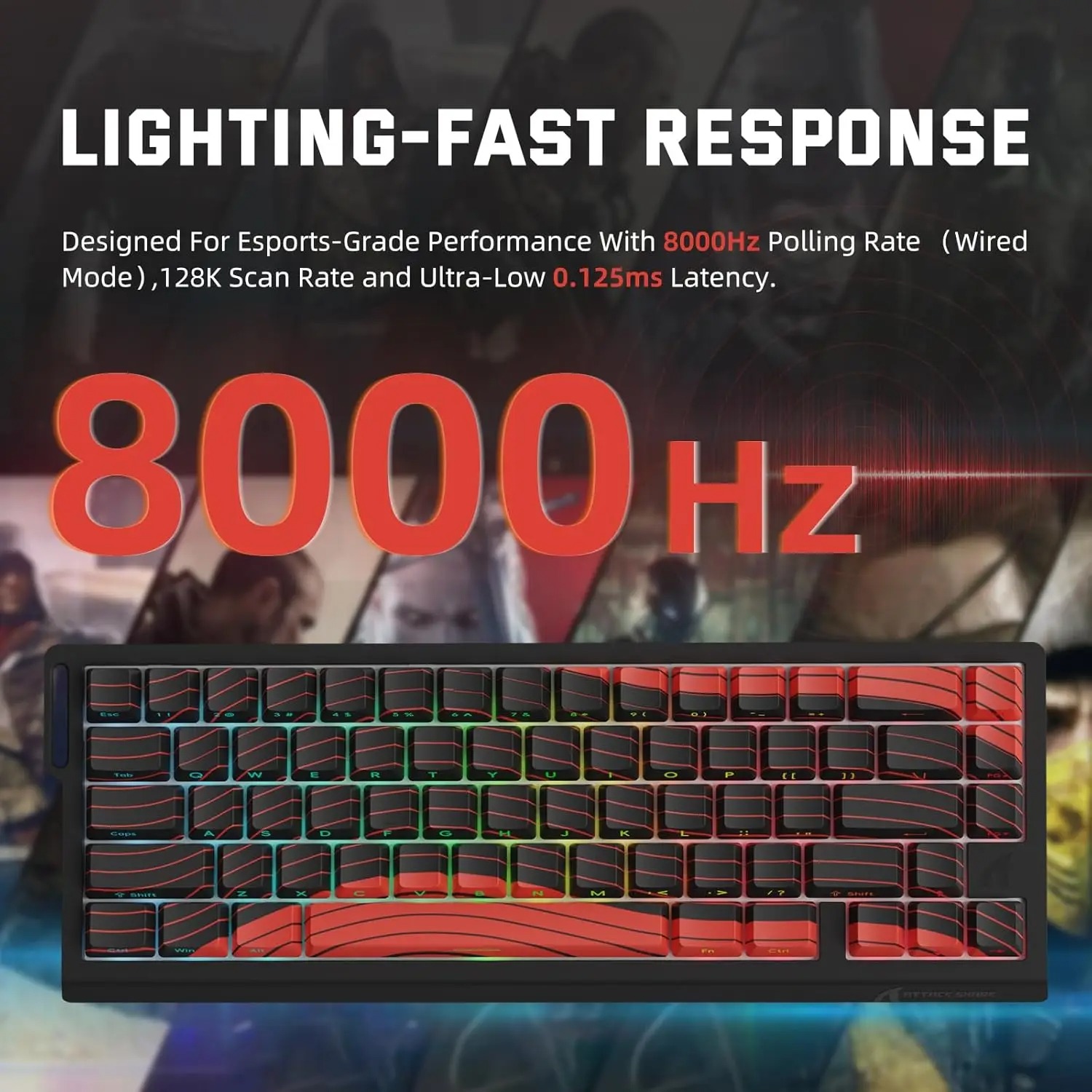 ATTACK SHARK X68 PRO HE Wirele - Gaming Keyboard Hot Swappable recension och pris