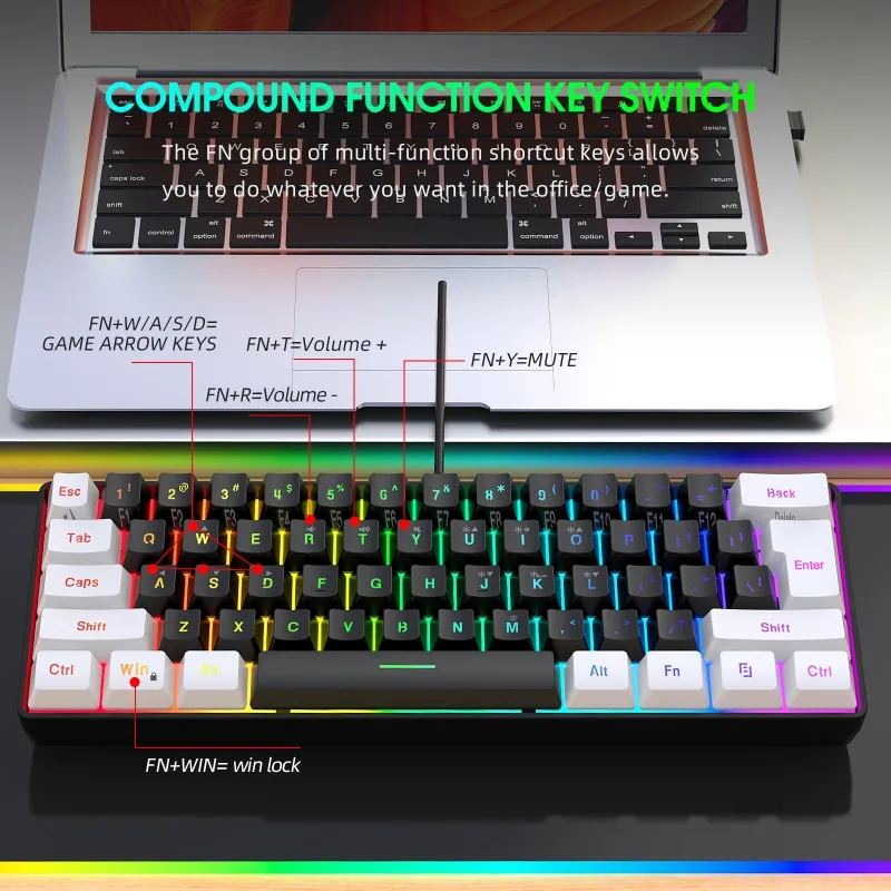 Keyboard and Mouse 60% Compute - Gaming Keyboard And Mouse For Xbox recension och pris