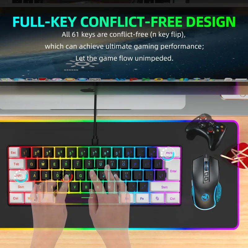 Keyboard and Mouse 60% Compute - Gaming Keyboard And Mouse For Xbox recension och pris