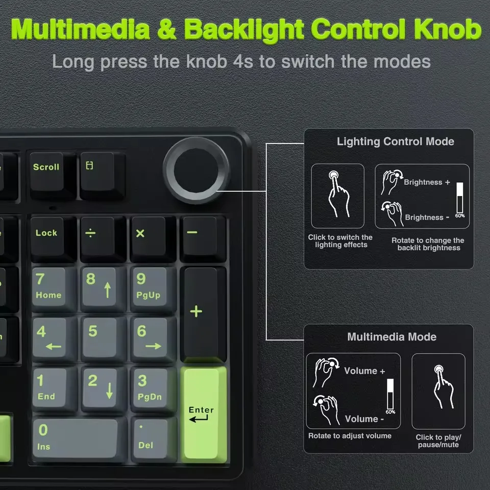 AULA F99PRO Gaming Mechanical  - Gaming Keyboard Hot Swappable recension och pris