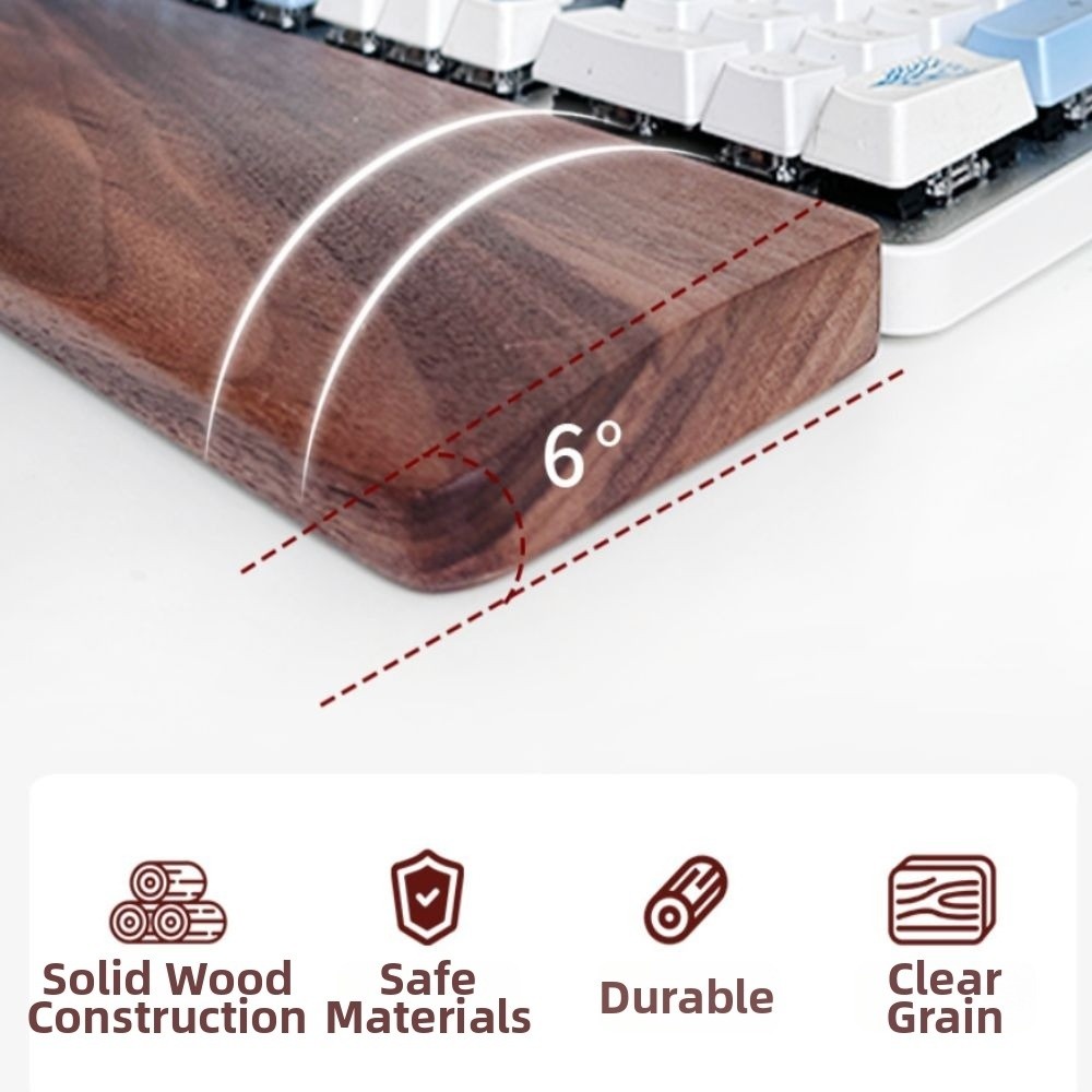 Wooden Keyboard Wrist Rest Erg - Wrist Rest Wood recension och pris
