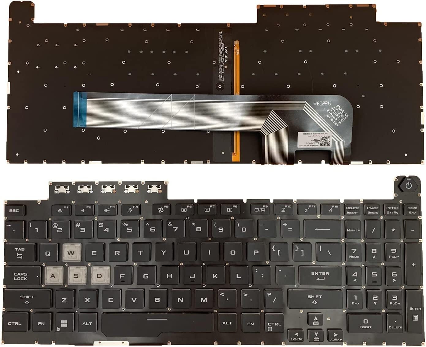 New for Asus TUF Gaming F17 FX - Gaming Keyboard Asus recension och pris