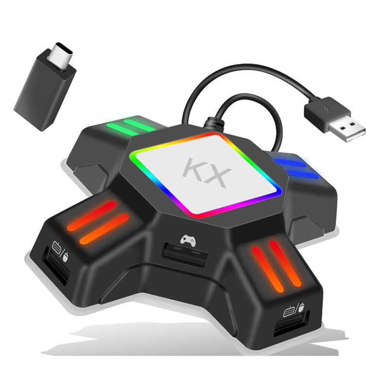 KX Adapter for PS4 Controller  - Gaming Keyboard And Mouse For Xbox recension och pris
