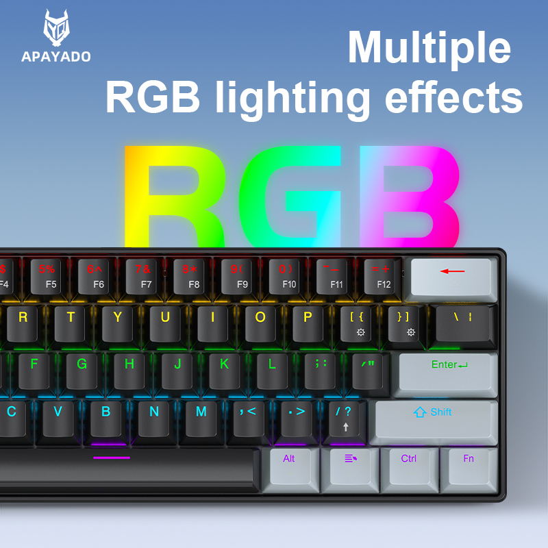 APAYADO K61 Mini Mechanical Ke - Gaming Keyboard Hot Swappable recension och pris