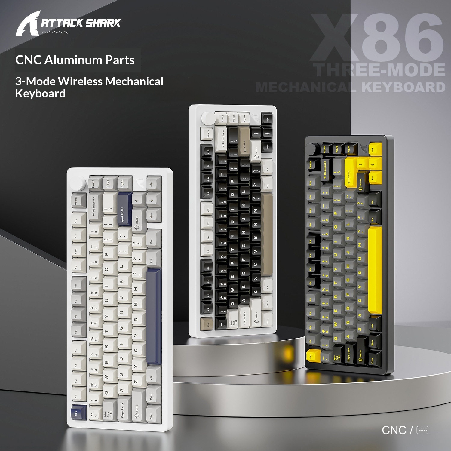 Attack Shark X86 Mechanical Ke - Hot Swap Pcb recension och pris