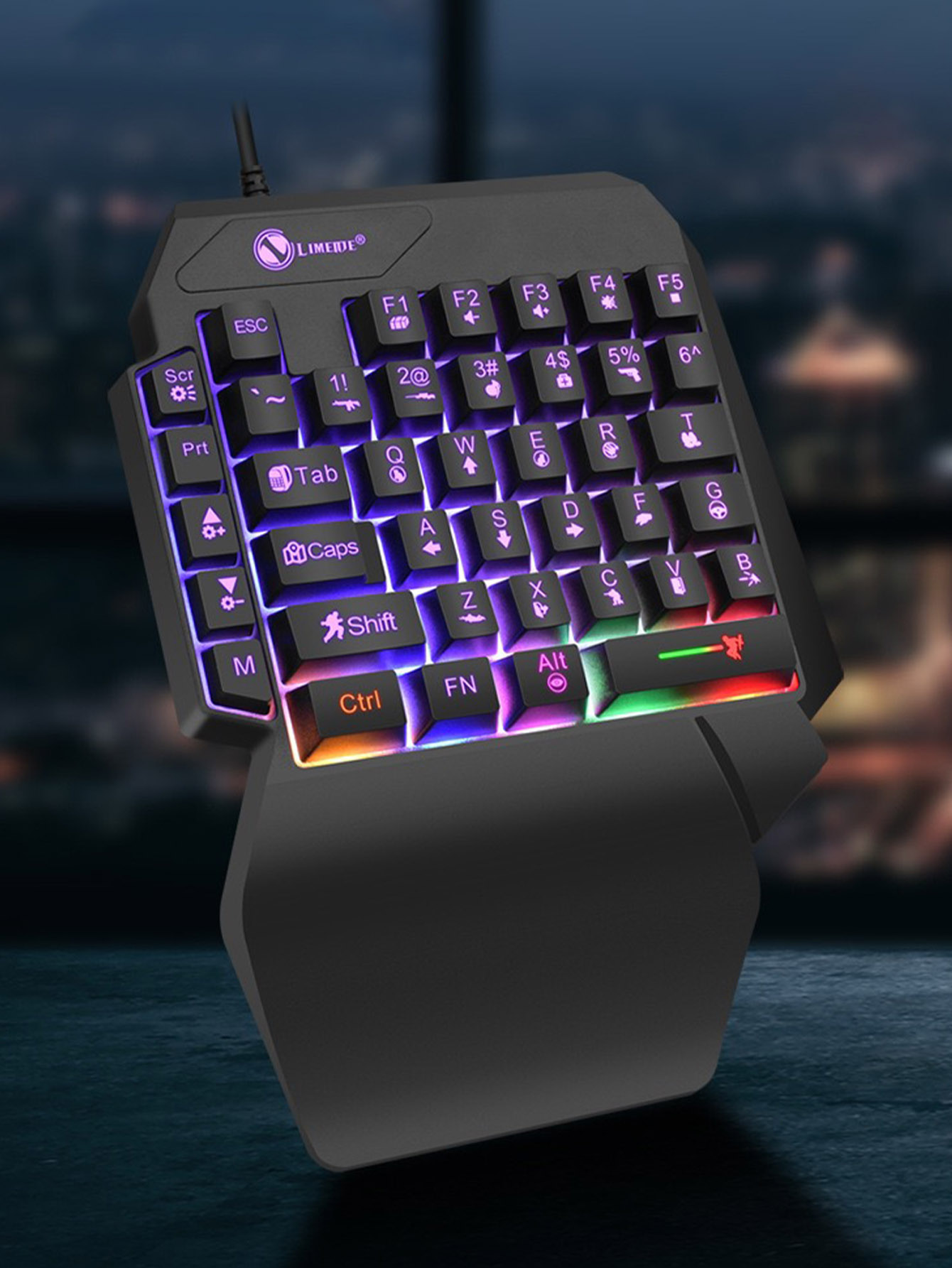 Mechanical One-Handed Light Ga - Gaming Keyboard And Mouse For Xbox recension och pris