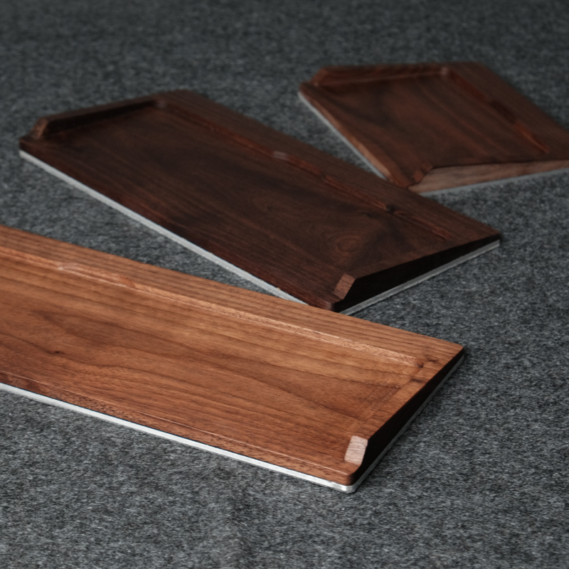 Kashcy Walnut Solid Wooden Tra - Wrist Rest Wood recension och pris