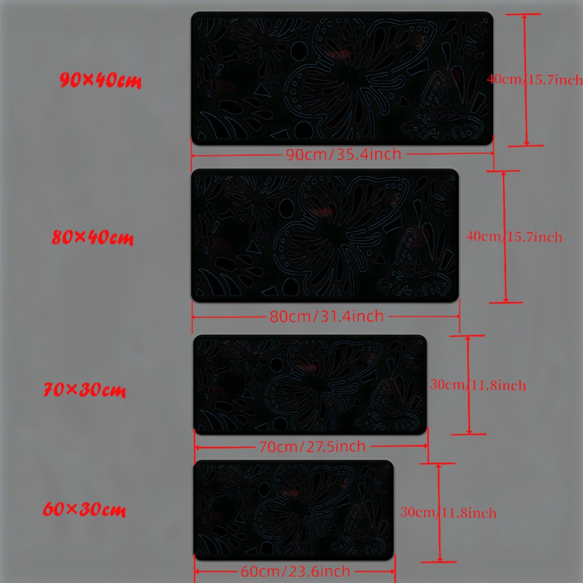 Brand Floral Black Iron Art De - Gaming Keyboard Brand recension och pris