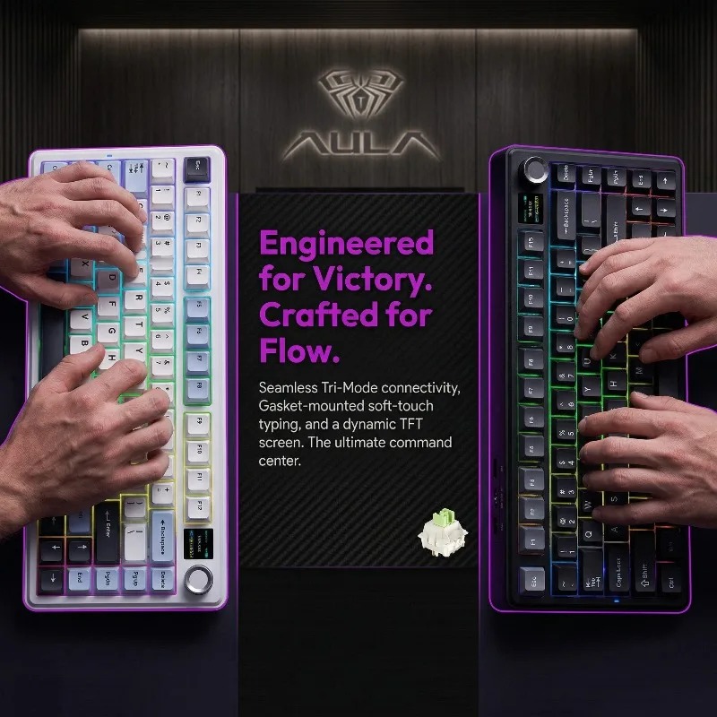 AULA F75 Max Mechanical Keyboa - Gaming Keyboard Hot Swappable recension och pris