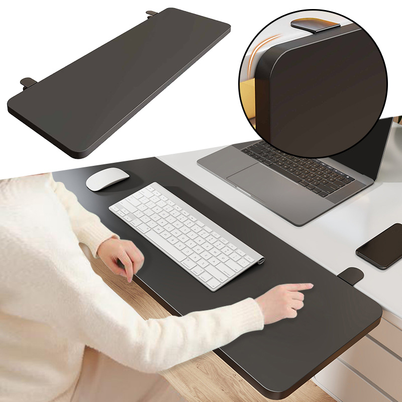 Desk Shelf Board Keyboard Tray - Wrist Rest Wood recension och pris