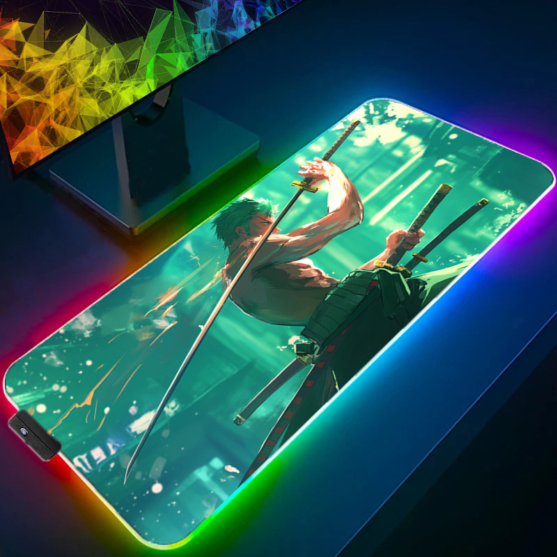 ONE PIECE Zoro Mouse Pad RGB G - Gaming Keyboard Brands recension och pris