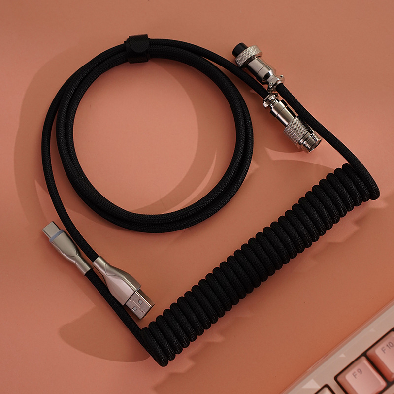 Type C USB Aviator Coiling Cab - Gaming Keyboard Extension recension och pris
