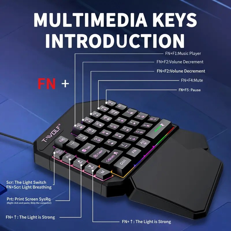 FocusOnPC TF900 2-in-1 Mobile  - Gaming Keyboard Extension recension och pris