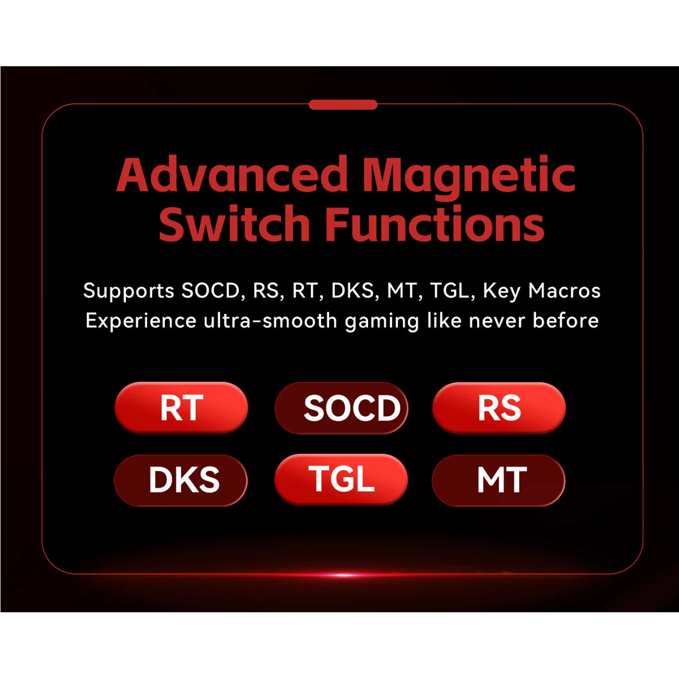 FGG MADLIONS MAD68 HE Hall Eff - Gaming Keyboard Hall Effect Switches recension och pris