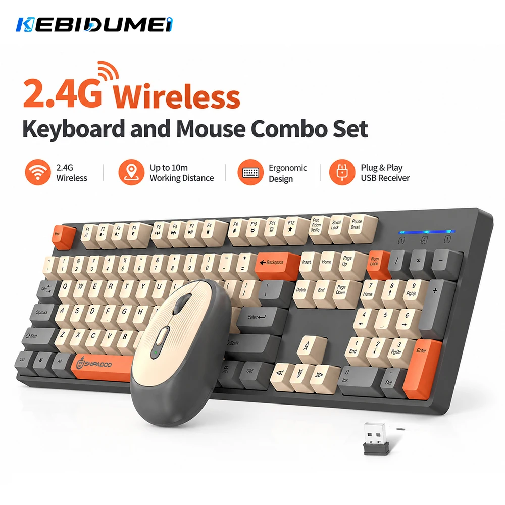 KEBIDUMEI 2.4G Wireless Keyboa - Gaming Keyboard Extension recension och pris