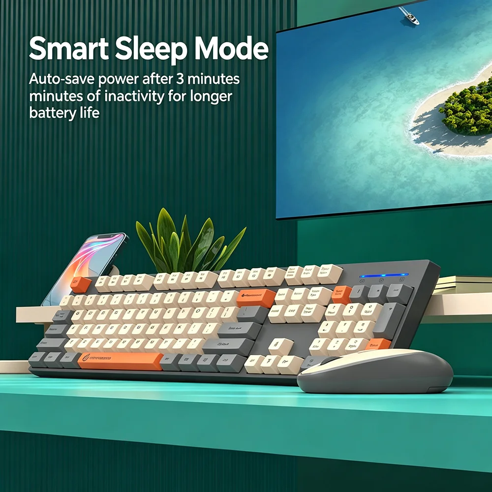 KEBIDUMEI 2.4G Wireless Keyboa - Gaming Keyboard Extension recension och pris