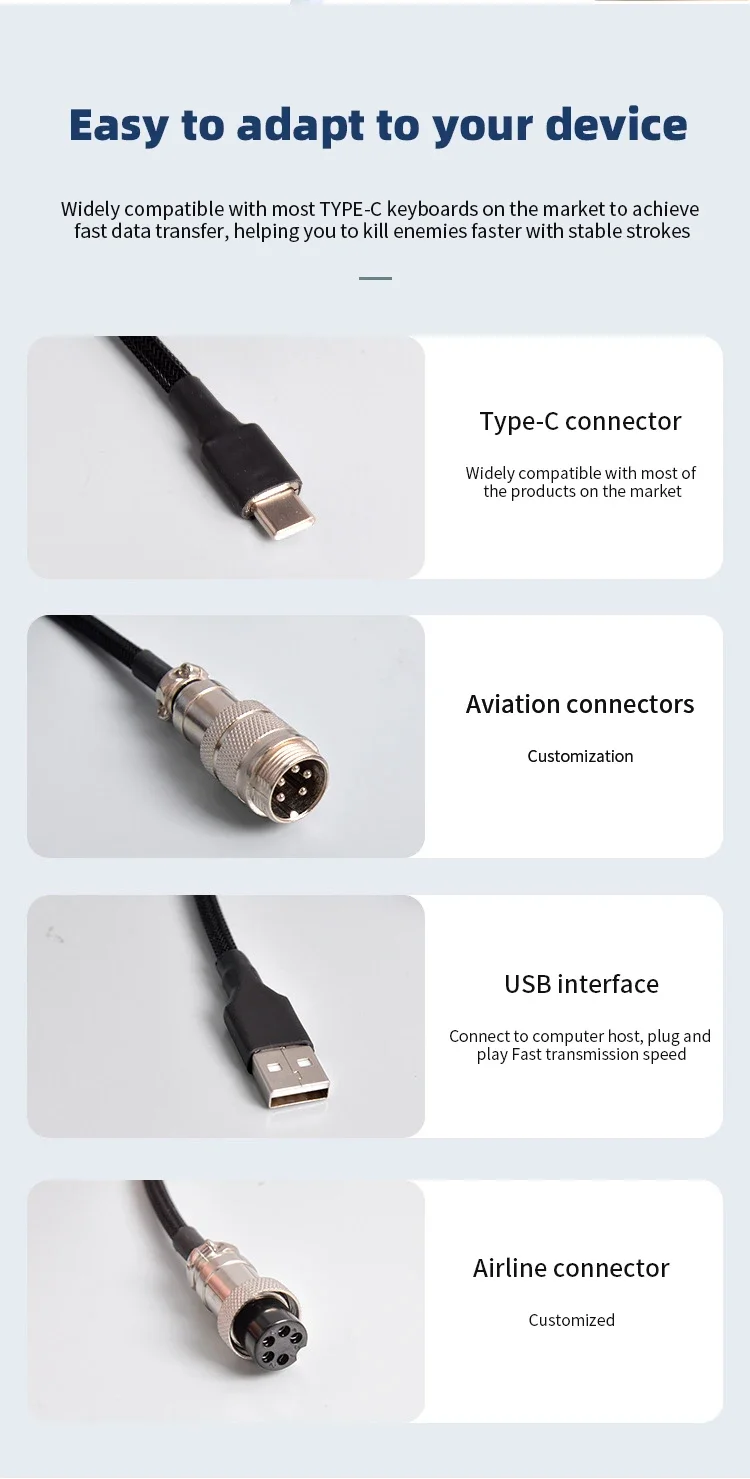 Type-C USB Port, Aviator Coili - Gaming Keyboard Extension recension och pris
