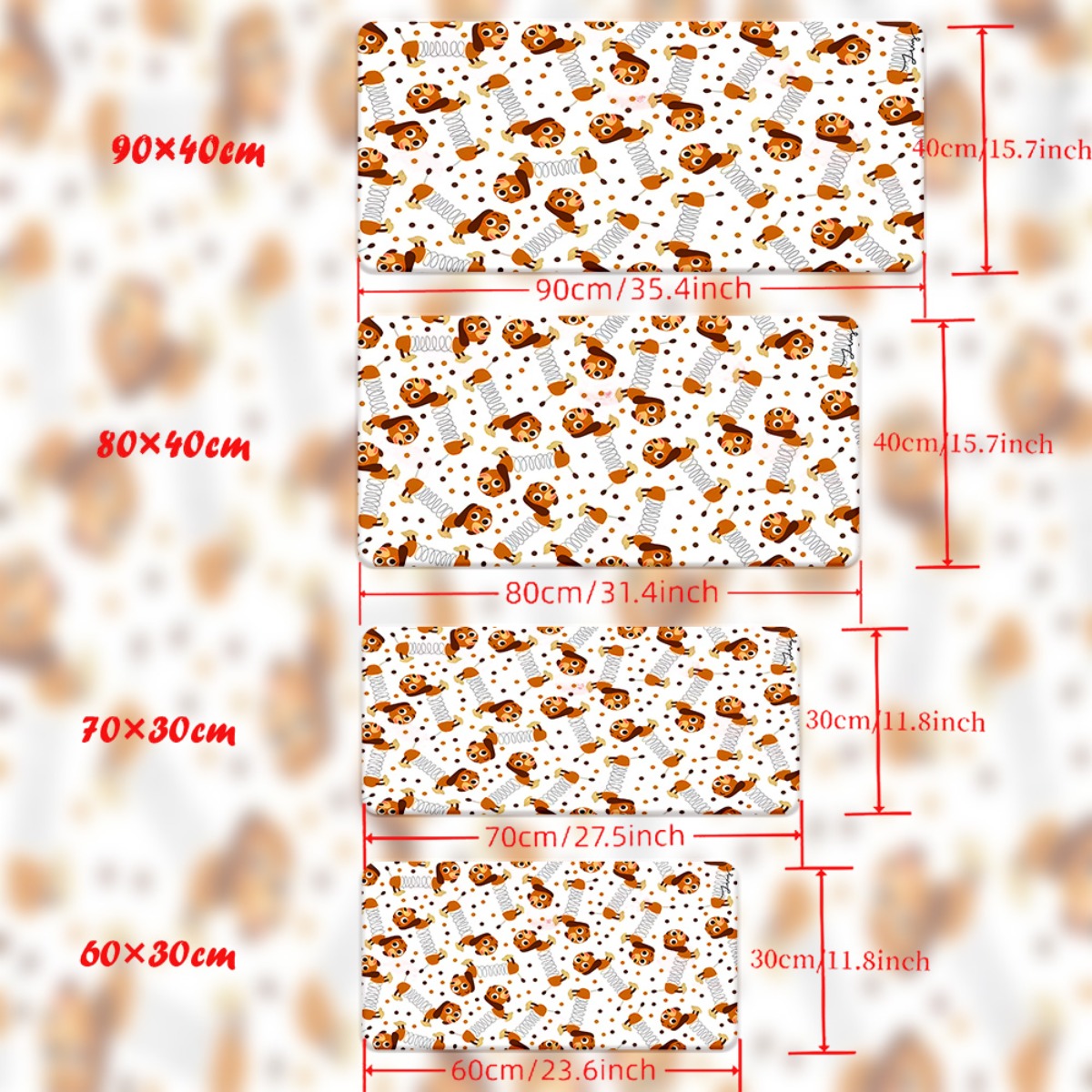 Brand Small Animal HD Printed  - Gaming Keyboard Brand recension och pris