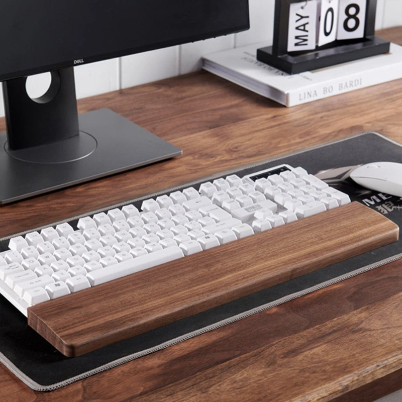 Solid Wood Keyboard Bracket Ha - Wrist Rest Wood recension och pris