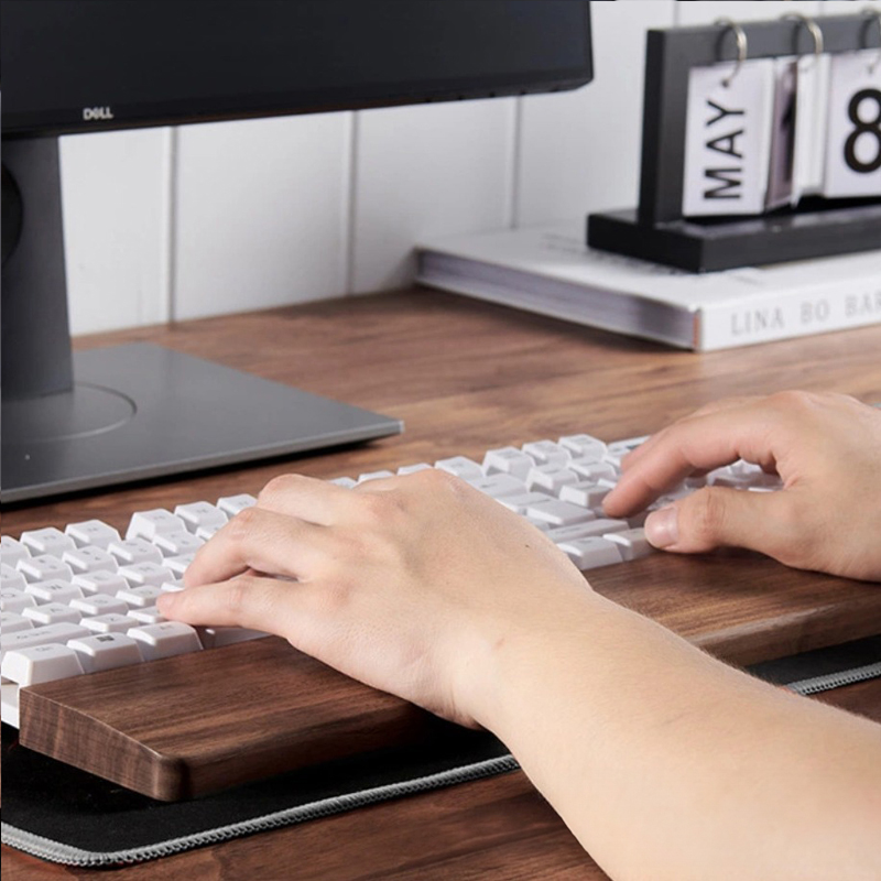 Solid Wood Keyboard Bracket Ha - Wrist Rest Wood recension och pris