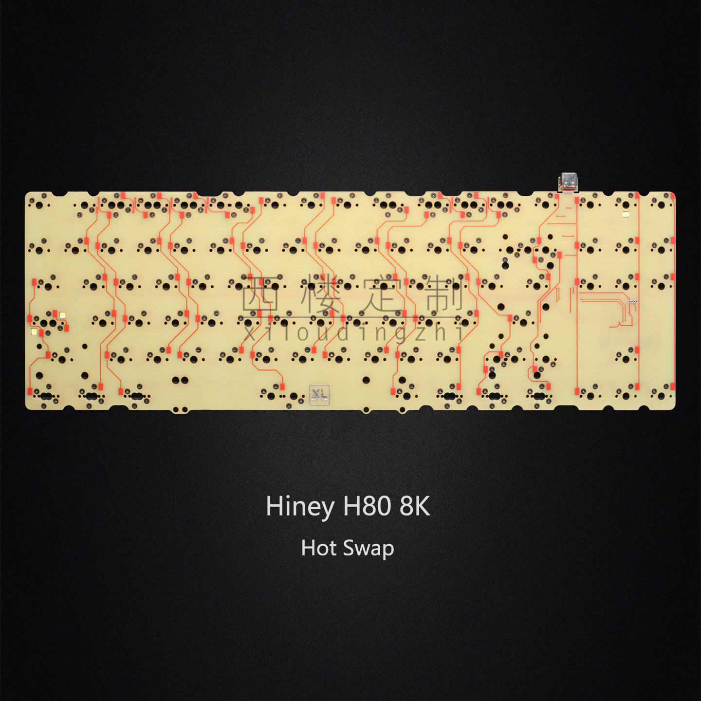 8k hotswap PCB Hiney H80 with  - Hot Swap Pcb recension och pris