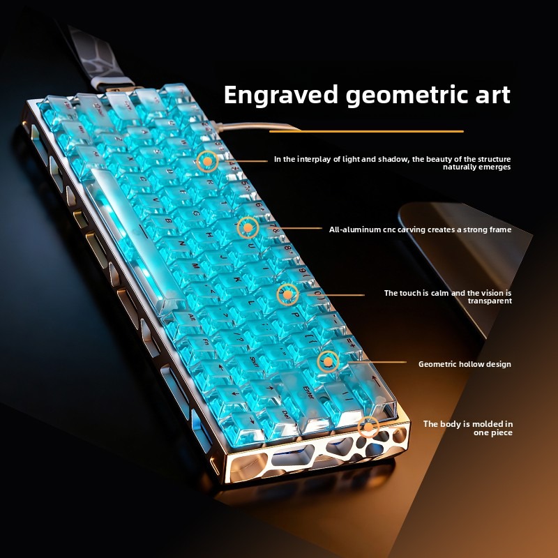 IROK MG63 CNC Aluminum Magneti - Gaming Keyboard Hall Effect Switches recension och pris