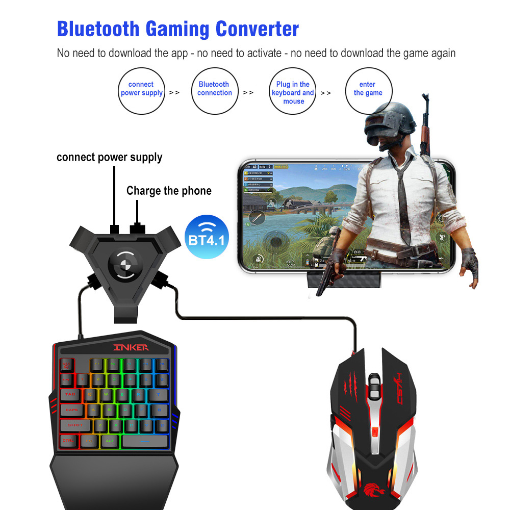 35-key film colorful one-hande - Gaming Keyboard And Mouse For Xbox recension och pris