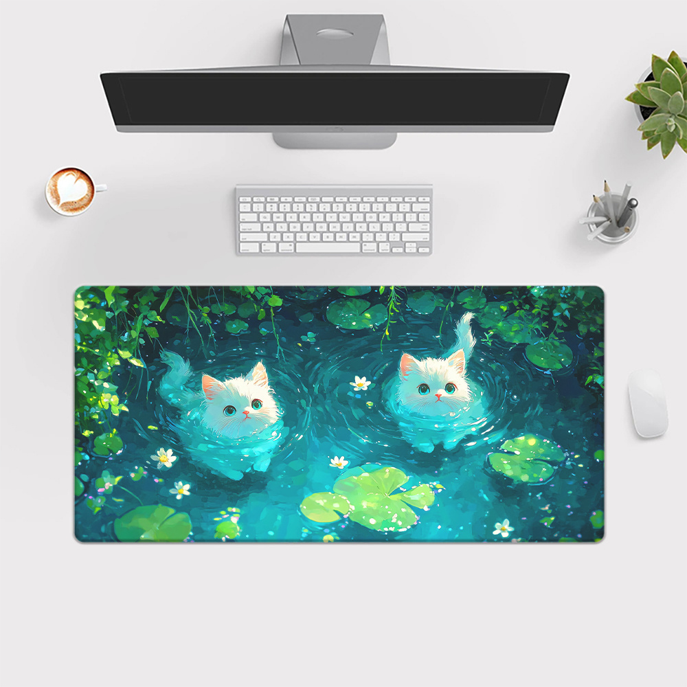 Brand Cute Cat Pond XXL Mousep - Gaming Keyboard Brand recension och pris