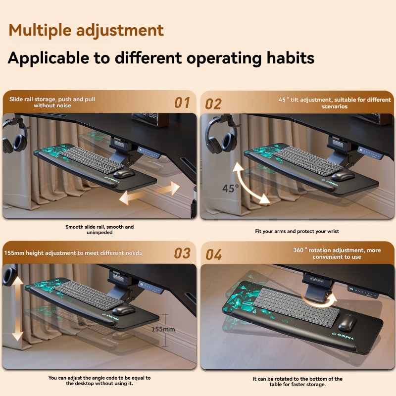 Desktop Multi-function Adjusta - Gaming Keyboard Extension recension och pris