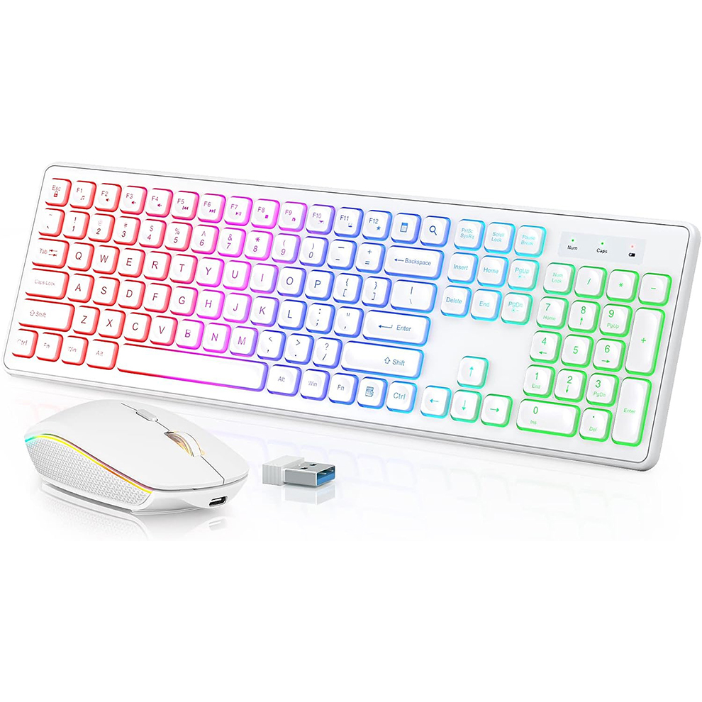 Backlit Wireless Keyboard and  - Gaming Keyboard Extension recension och pris