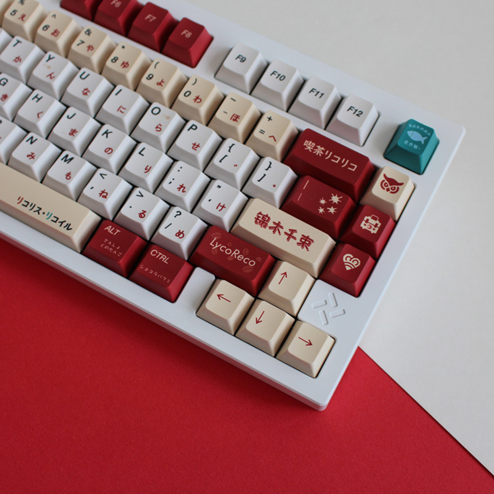 Lycoris Recoil Anime PBT Keyca - Gaming Keyboard Brand recension och pris