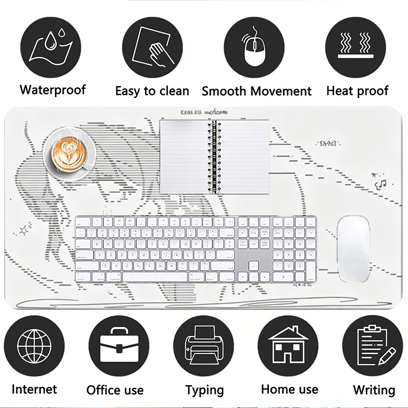 1Pcs Leather Mouse Pad Anime A - Gaming Keyboard High Ground recension och pris