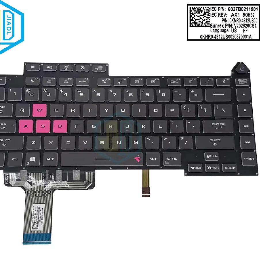 US English LA Latin RGB Backli - Gaming Keyboard Asus recension och pris